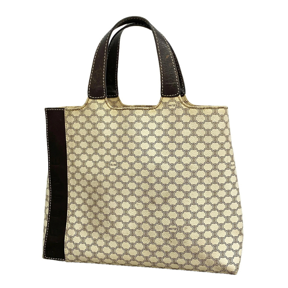 Celine Macadam Ivory Handbag for Women